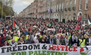 مظاهرة مؤيدة لفلسطين في دبلن، أيرلندا- الصورة: ويكيميديا