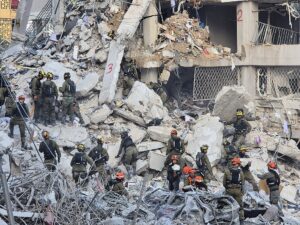 موقع سقوط صاروخ إيران في بات يام، الصورة: ويكيميديا