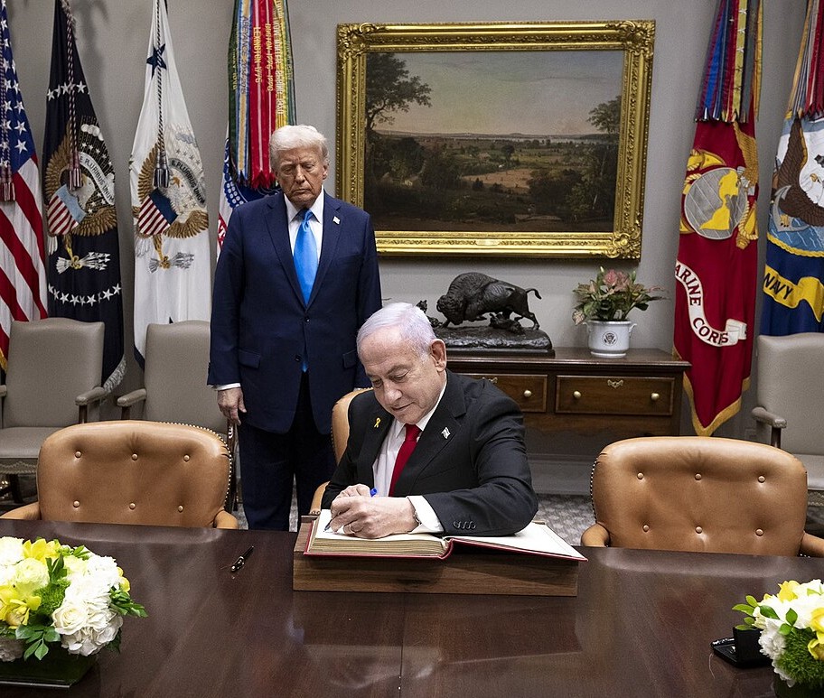 Donald Trump and Benjamin Netanyahu at White House 2025 1