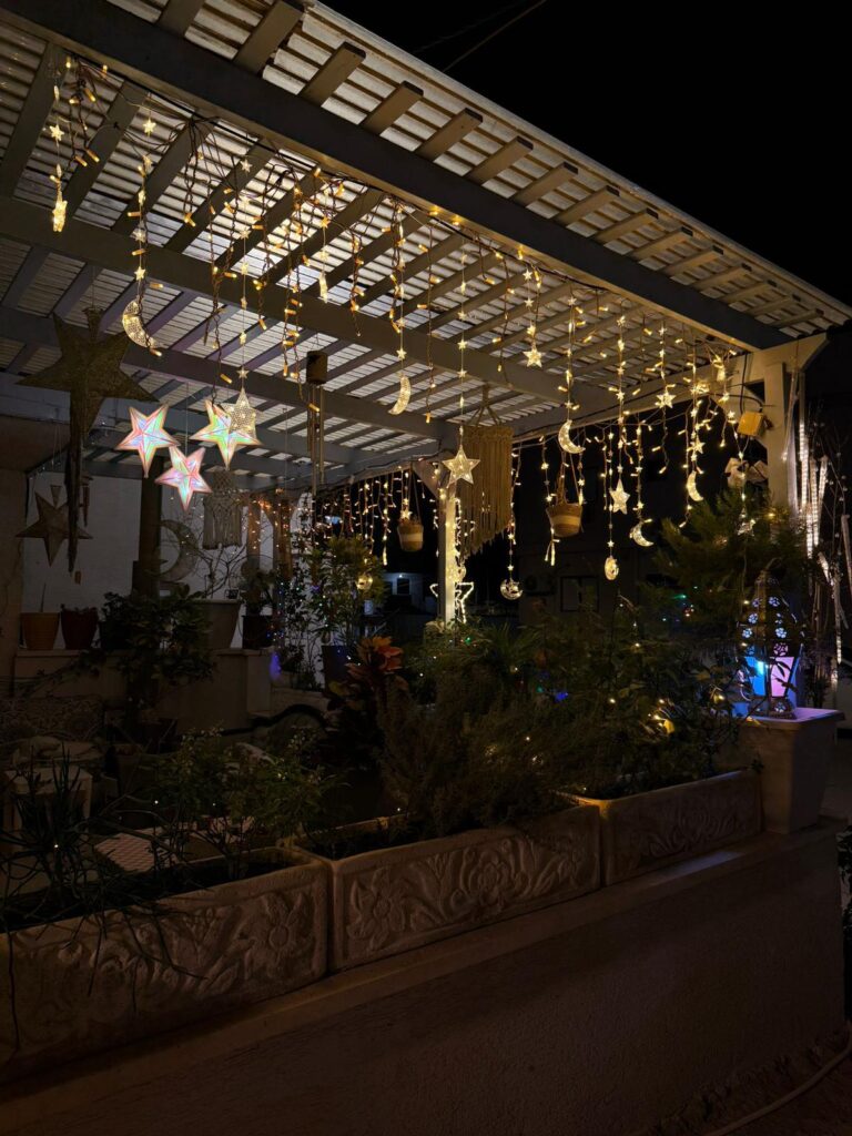 زينة وفوانيس رمضان في منزل نرمين