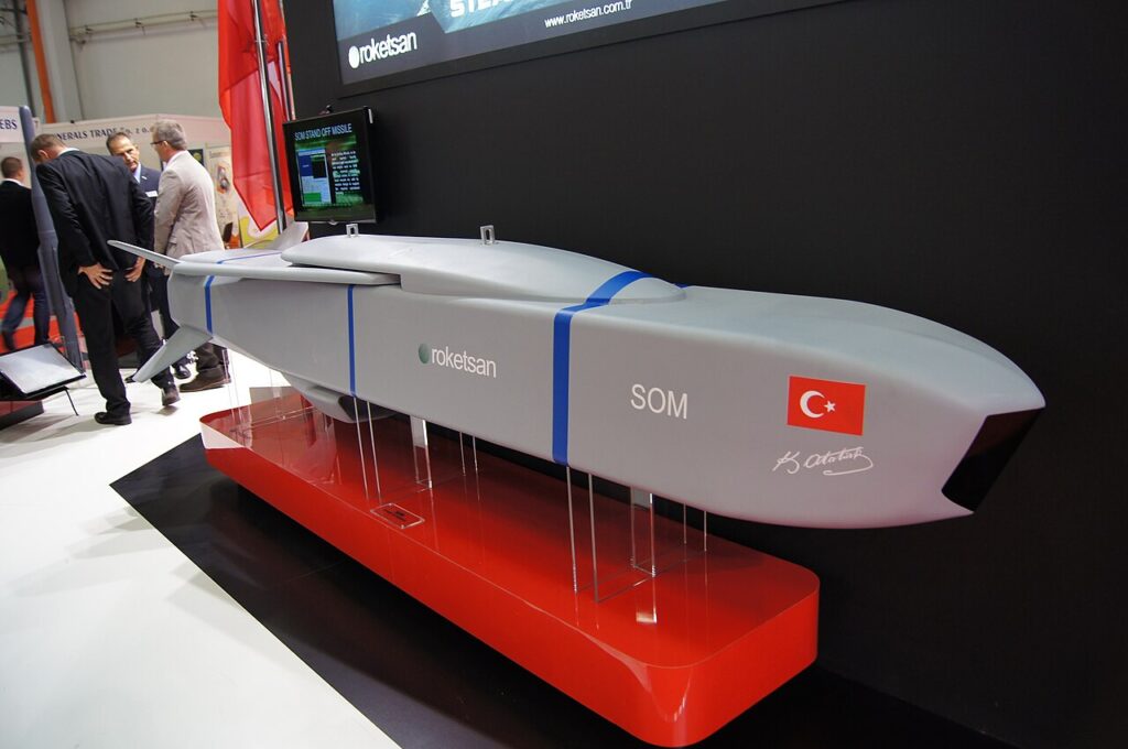 SOM cruise missile mockup on MSPO 2014