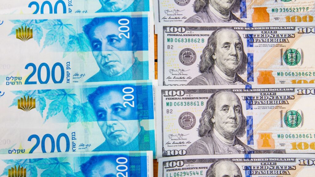dollar shekel