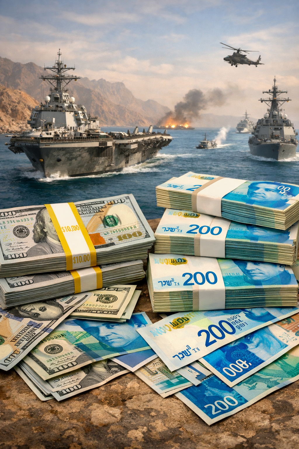 الدولار يتجاوز 3.03 شيكل: التوترات الأمنية تفرض كلمتها على الأسواق
