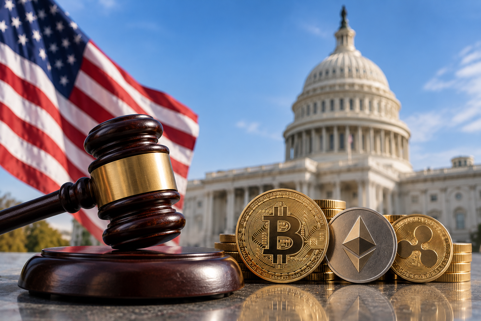 قانون العملات الرقمية يتعثر في واشنطن.. ومصالح ترامب في قلب الخلاف