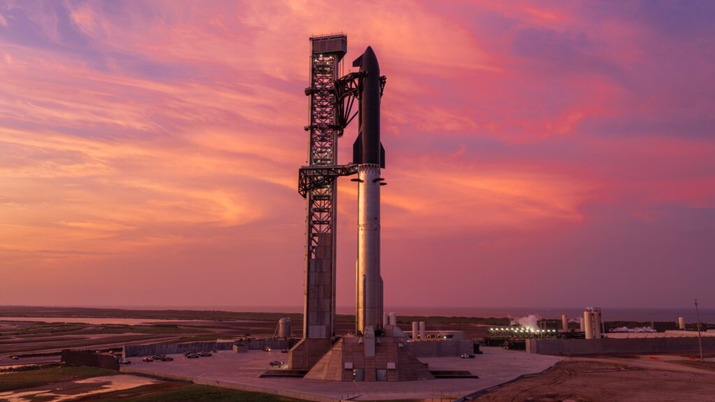 Starship Flight 13 Sunset