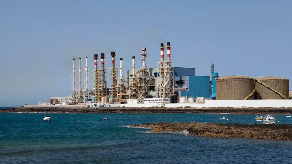 Water desalination plants