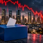 صدمة في بورصة تل أبيب: مؤشر البنوك يخسر 4% والدولار يقفز لـ 3.10