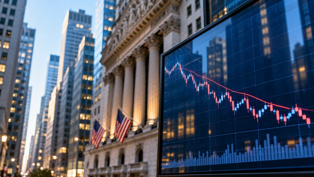 وول ستريت تتراجع: ناسداك يخسر 1.4% وألفابت المالكة لغوغل تهوي 12.6% 2