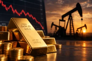 الذهب يتجه لأكبر خسارة أسبوعية منذ يونيو وسط ارتفاع أسعار النفط 4 الذهب يتجه لأكبر خسارة أسبوعية منذ يونيو وسط ارتفاع أسعار النفط