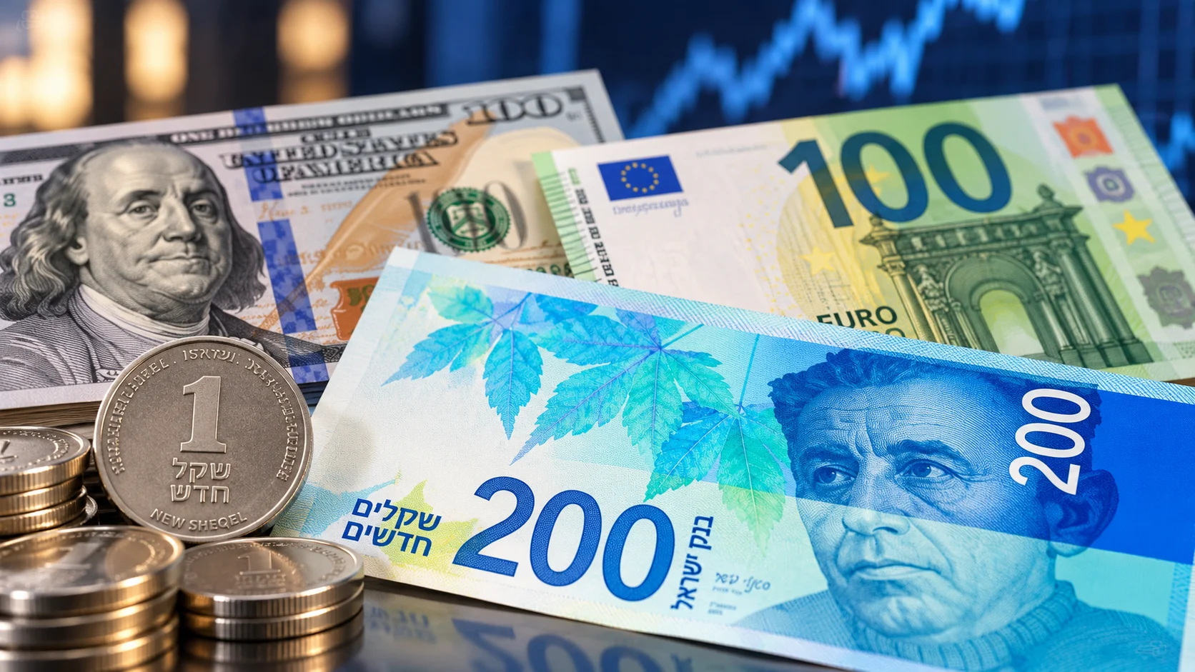 الدولار يستقر عند 3.11 شواكل واليورو عند 3.49 شواكل
