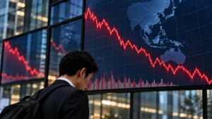 هبوط حاد في بورصات آسيا.. سيول تخسر 8% وطوكيو تتراجع 5%