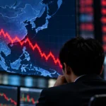 تغطية جارية | بورصات آسيا تواصل هبوطها الحاد.. سيول تخسر 7.6% وطوكيو 4.8%