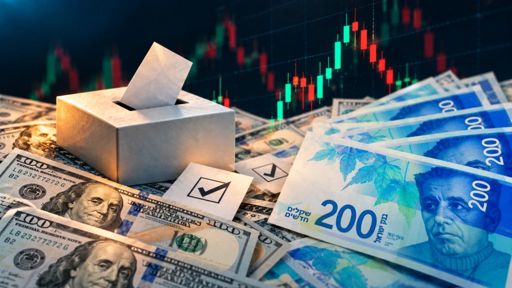 الشيكل يتراجع بعد الانتخابات.. الدولار يرتفع إلى 3.08 شواكل 2