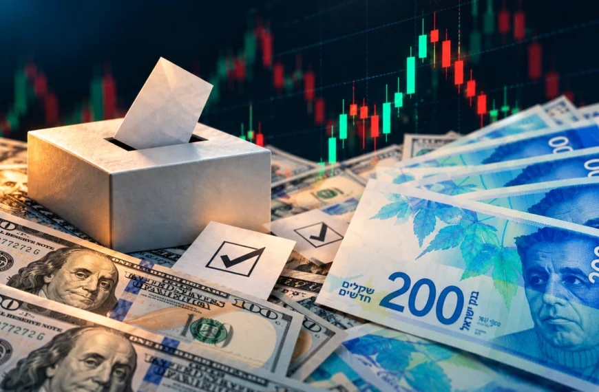 الشيكل يتراجع بعد الانتخابات.. الدولار يرتفع إلى 3.08 شواكل