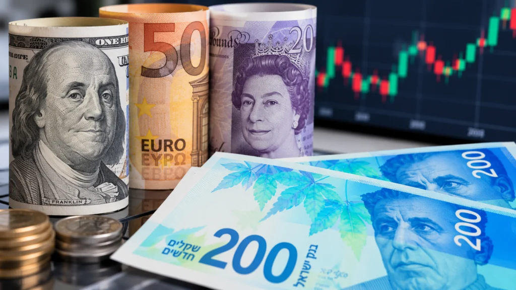 الدولار يستقر قرب 3.07 شيكل.. واليورو والإسترليني يتراجعان 2